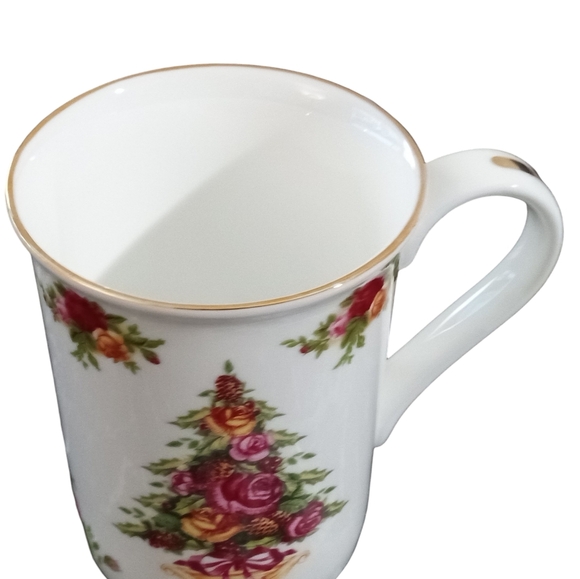 Royal Albert Old Country Roses Holiday Christmas Tree Mug Bone China England - Picture 6 of 8